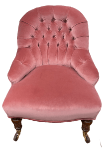 Completed seat from the front