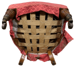 Undercloth of chair removed