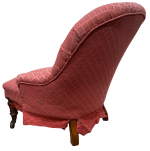 Outer back before fabric and piping removed