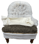 Hair added over new rolled edge