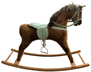 Dobbin as he arrived without a tail