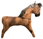 Dobbin with tack removed and freed of his rockers