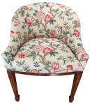 Seat fabric finished