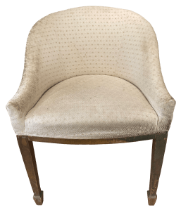 The original grubby cover and gold legs