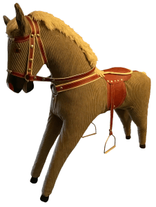 Neddy on departure - from front leg