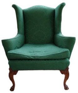 The chair on arrival