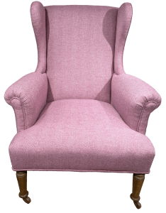 Completed chair from the front