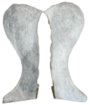 Detached wings with barrier cloth added