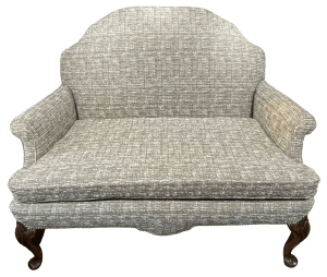 The finished sofa from the front