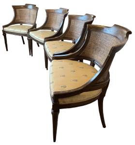 The finished set of chairs