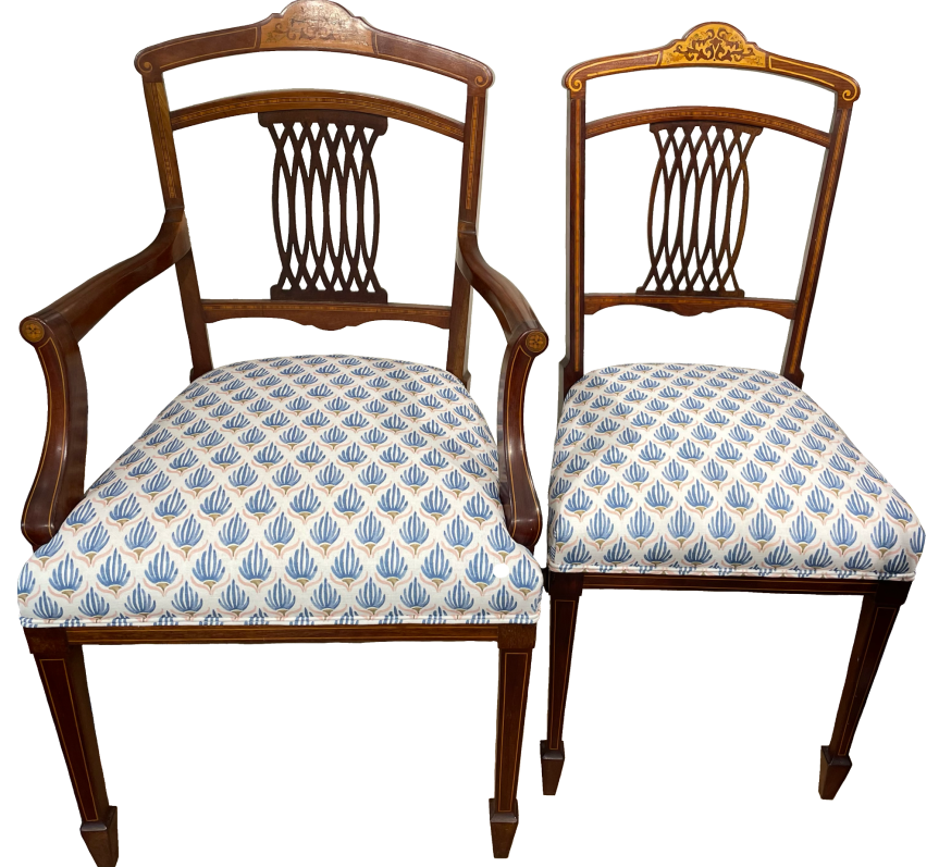 Finished pair from front