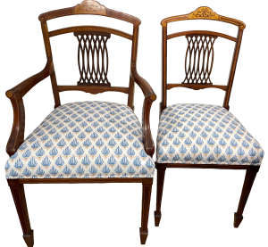 Finished pair from front