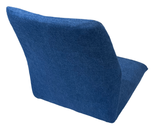 The finished bar stool from the back