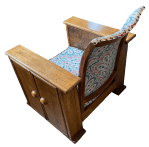 Completed chair from a back corner.