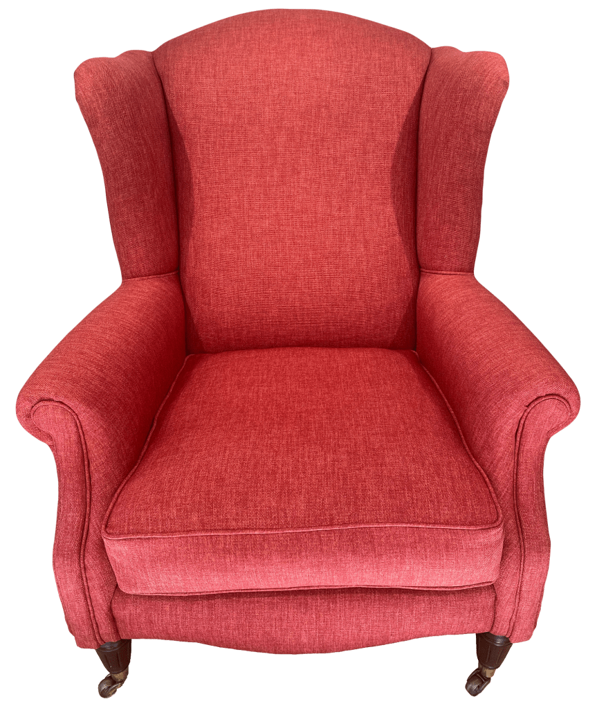 Finished chair from the front.