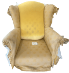 Inner fabric being removed - start with the inner back.