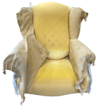 Inner wing and arm covers freed.